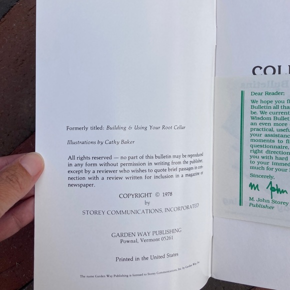 Cold Storage for Fruits & Vegetables Farmer Gardener Root Cellar Homesteading - Picture 5 of 6